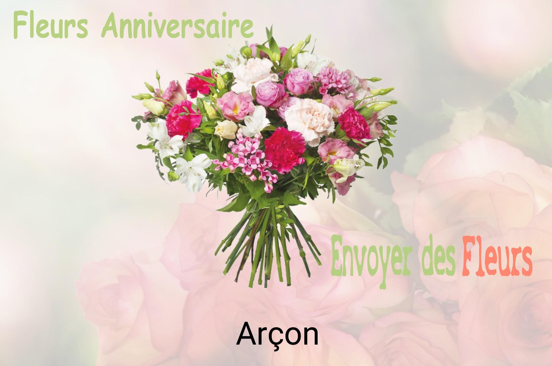 Bouquet de fleurs d’anniversaire livré à Arçon